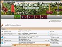 Tablet Screenshot of amorphophallus-forum.de